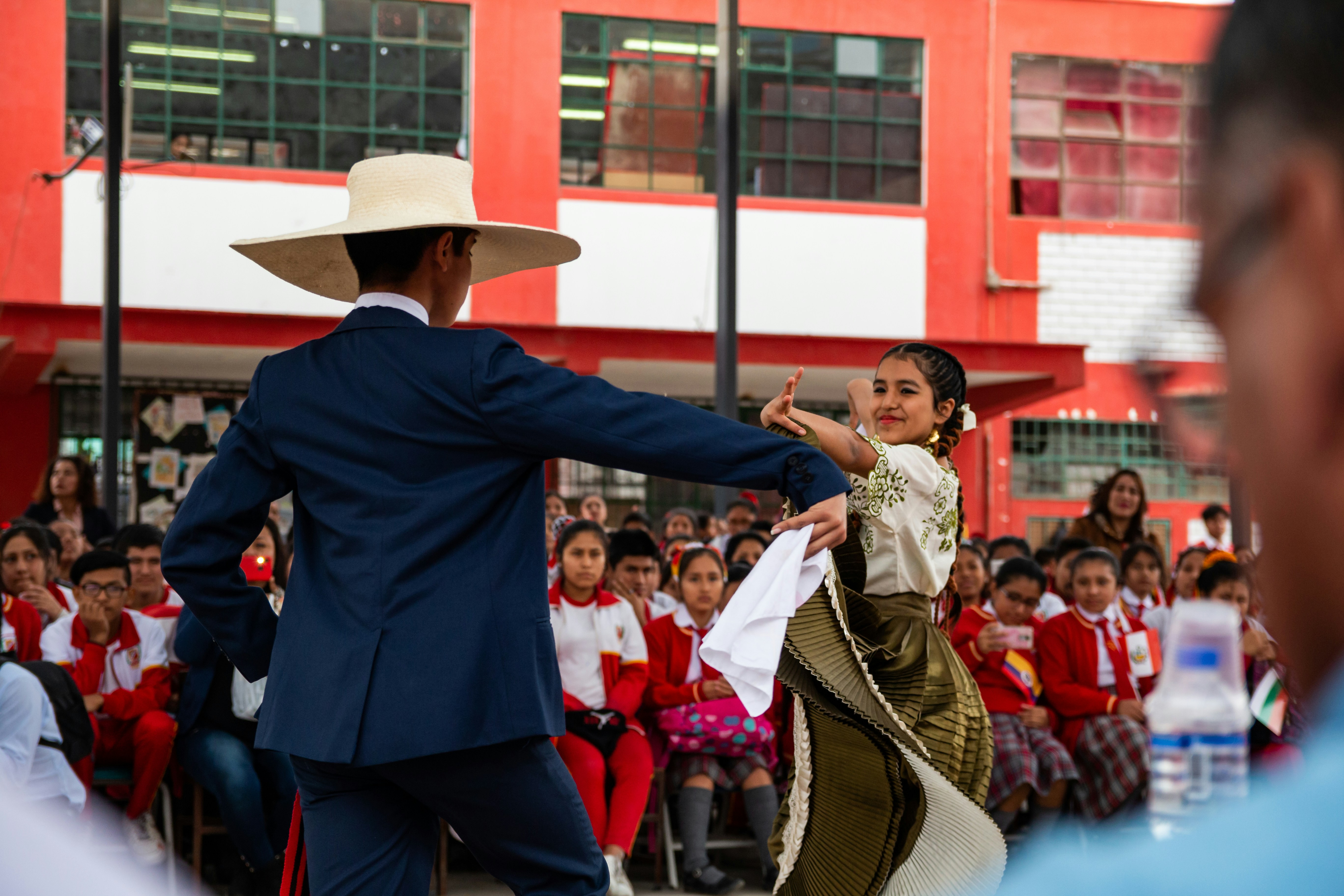 Man and Women Performing Dance