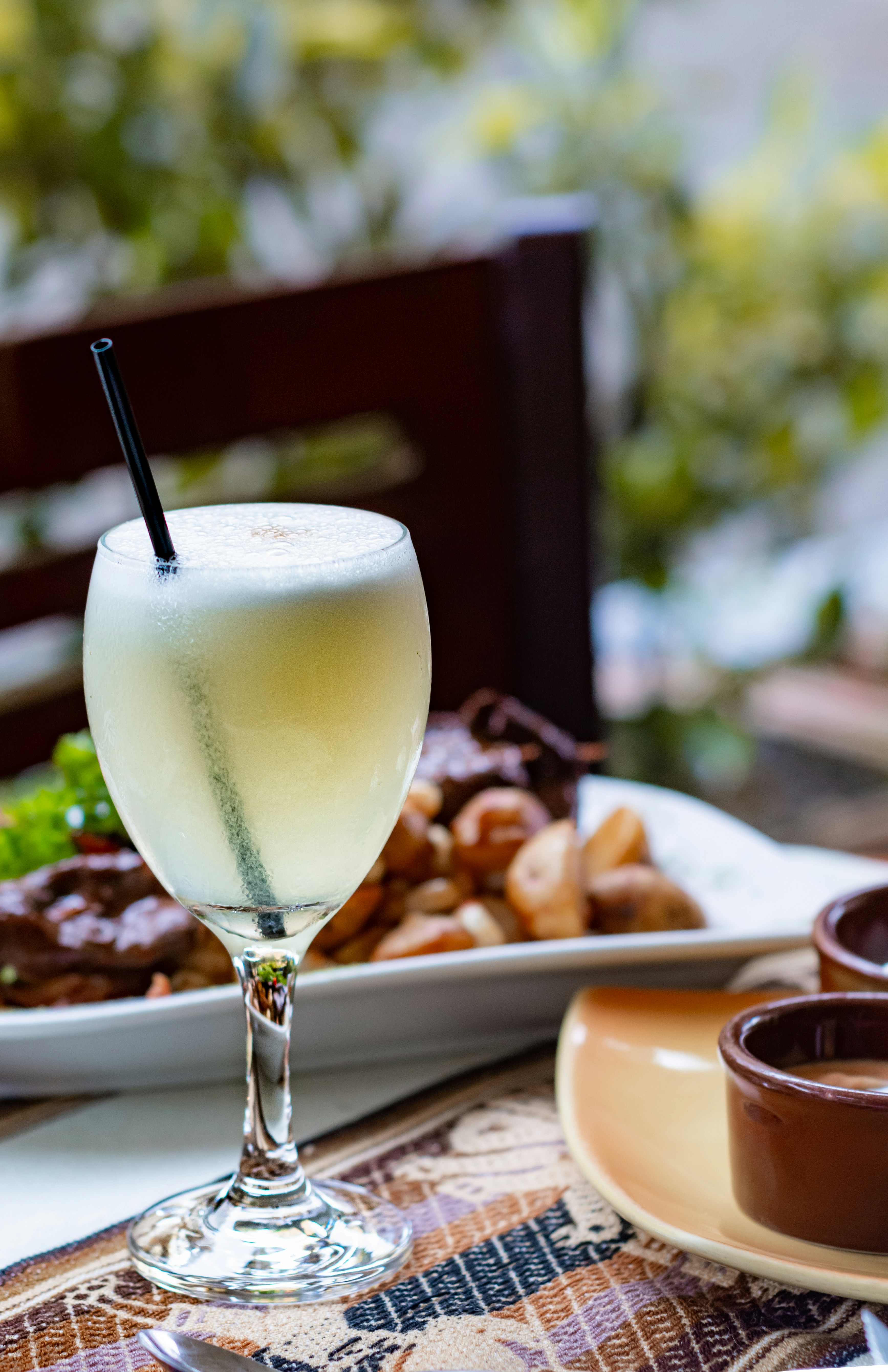 Wine Glass with Peruvian Lime Brandy