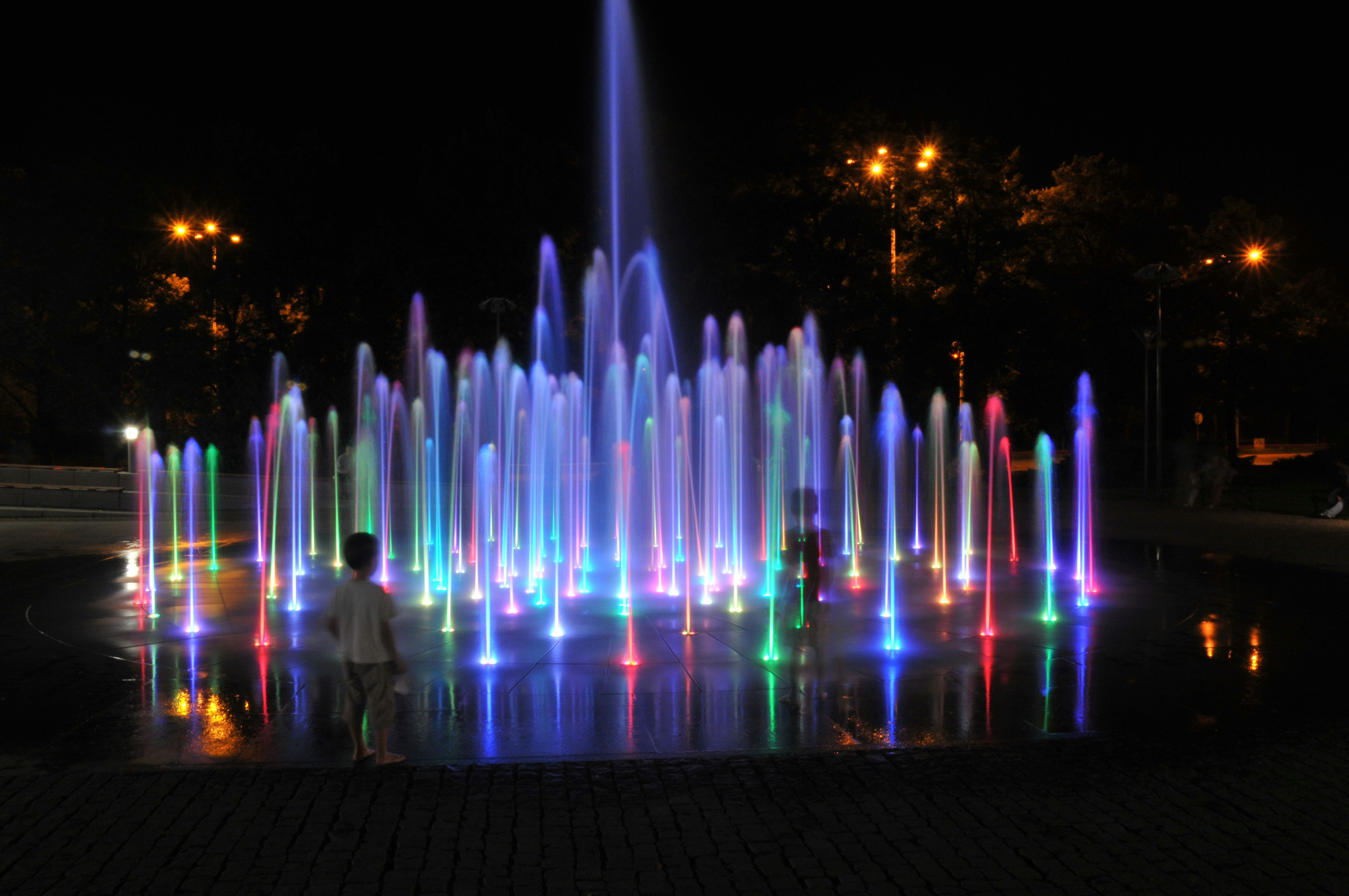 Light show at Magic Water Circuit